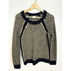 Club Monaco Women's Italian Yarn Sweater size Medium Alpaca Wool Blend Pullover